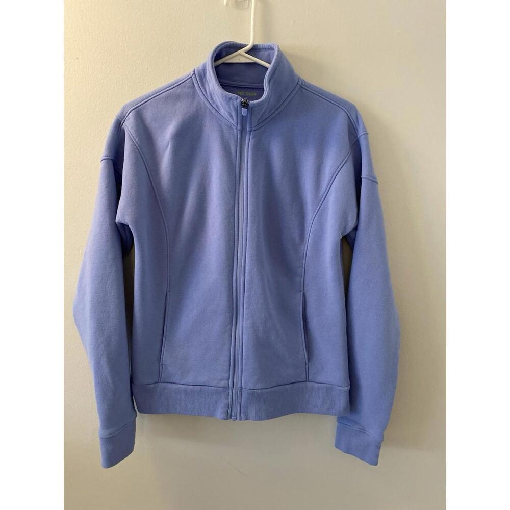 Tek Gear Women's Ultrasoft Fleece Size S Light Blue Zip Up Jacket